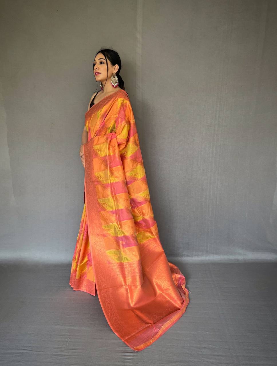 FIRST TIME EVER PURE TISSUE SILK SAREE