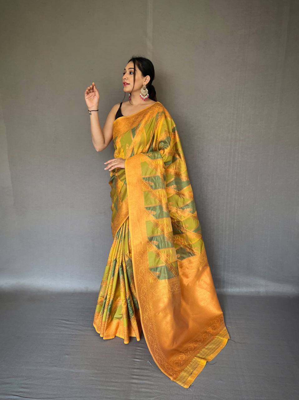 FIRST TIME EVER PURE TISSUE SILK SAREE