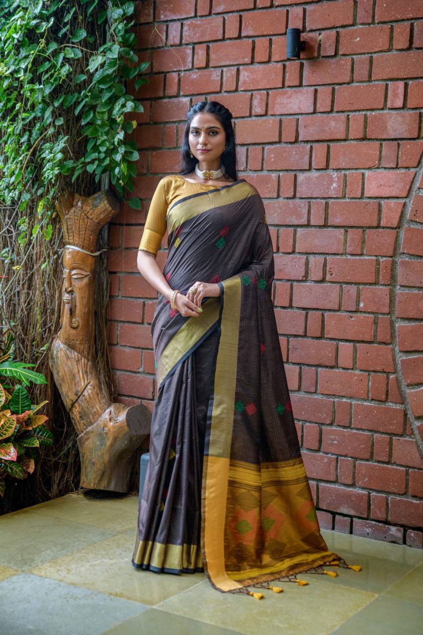 Soft Raw Silk Weaving Saree