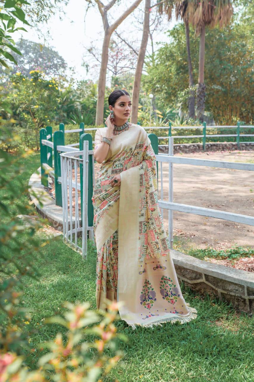 Banarasi Soft Silk Paithani Saree