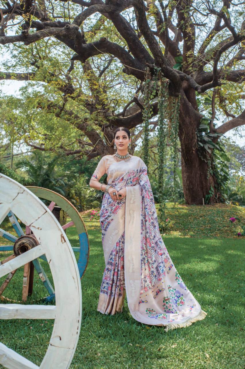 Banarasi Soft Silk Paithani Saree