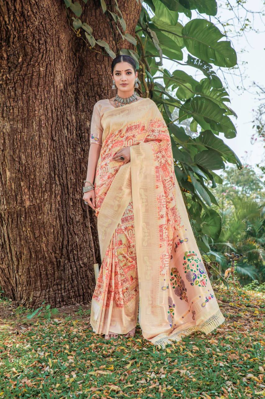 Banarasi Soft Silk Paithani Saree