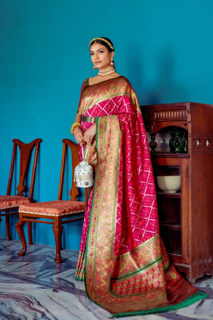 Banarasi Soft Silk Patola Saree