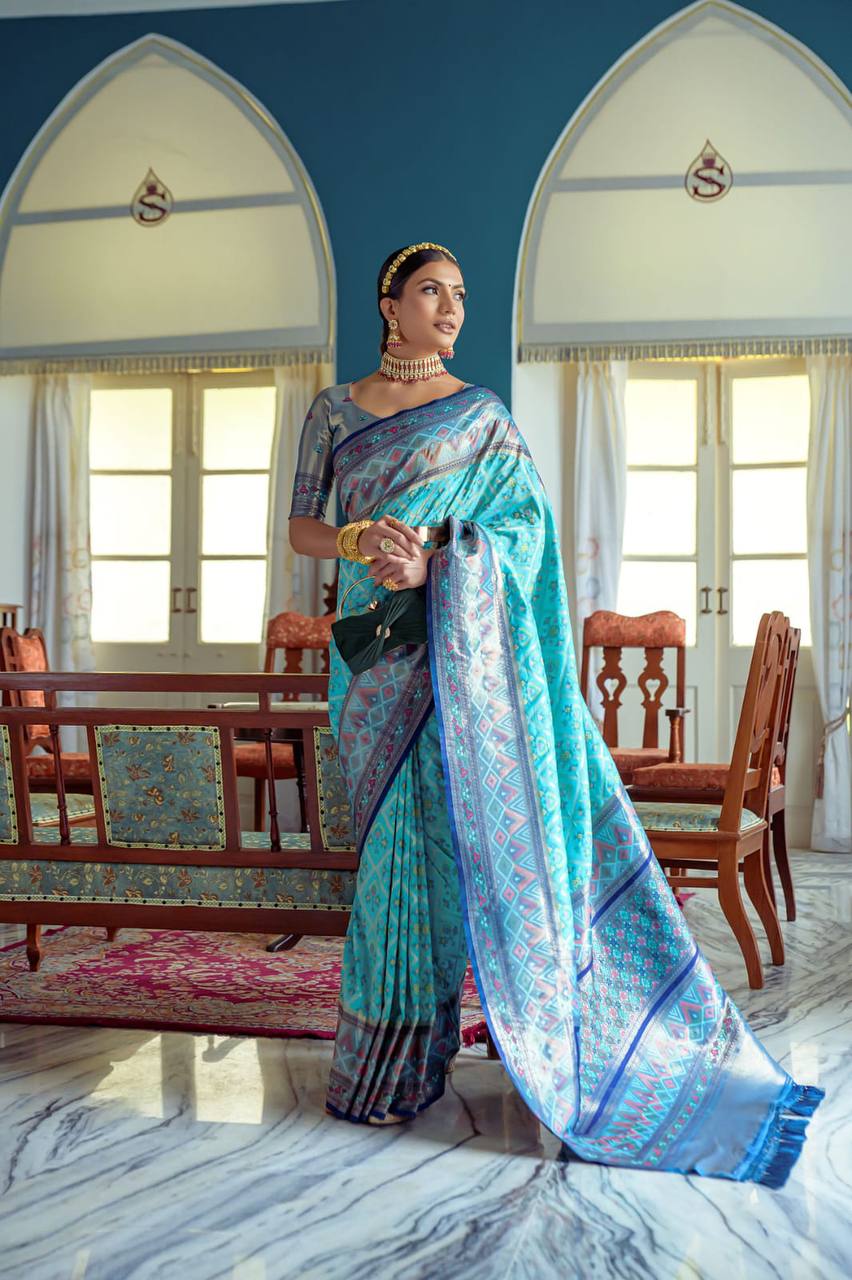 Banarasi Soft Silk Patola Saree
