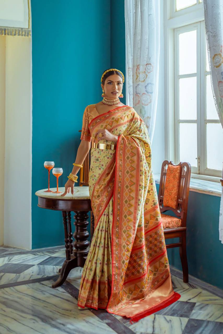 Banarasi Soft Silk Patola Saree