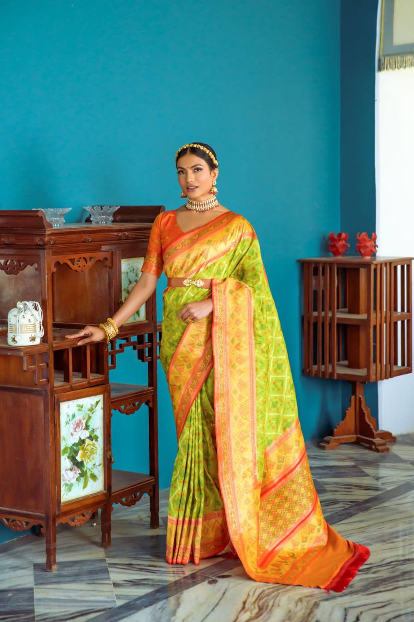 Banarasi Soft Silk Patola Saree