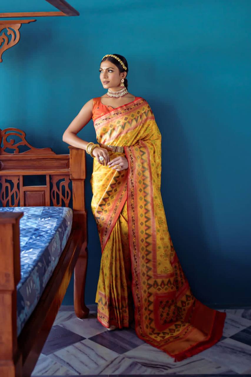 Banarasi Soft Silk Patola Saree