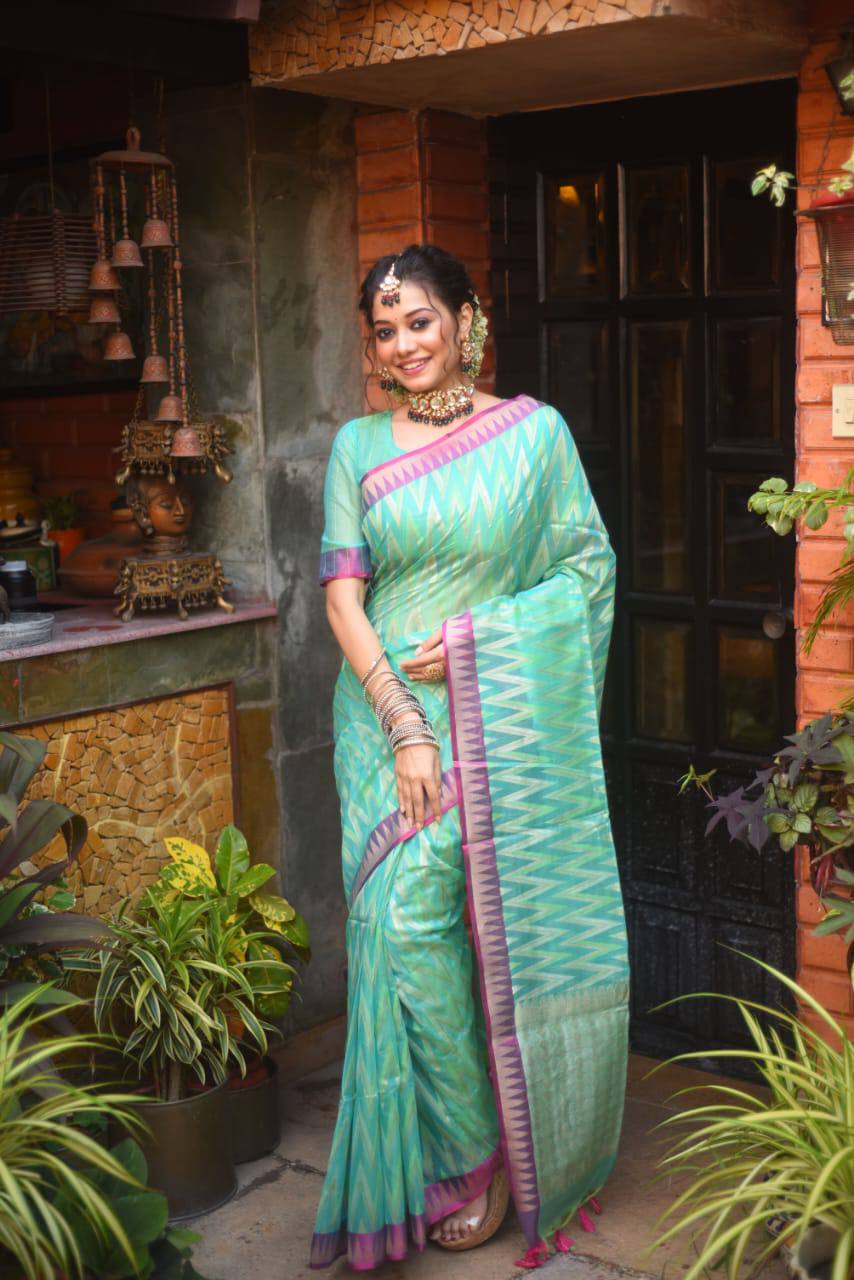 Premium Soft Banarasi Cotton Silk Saree
