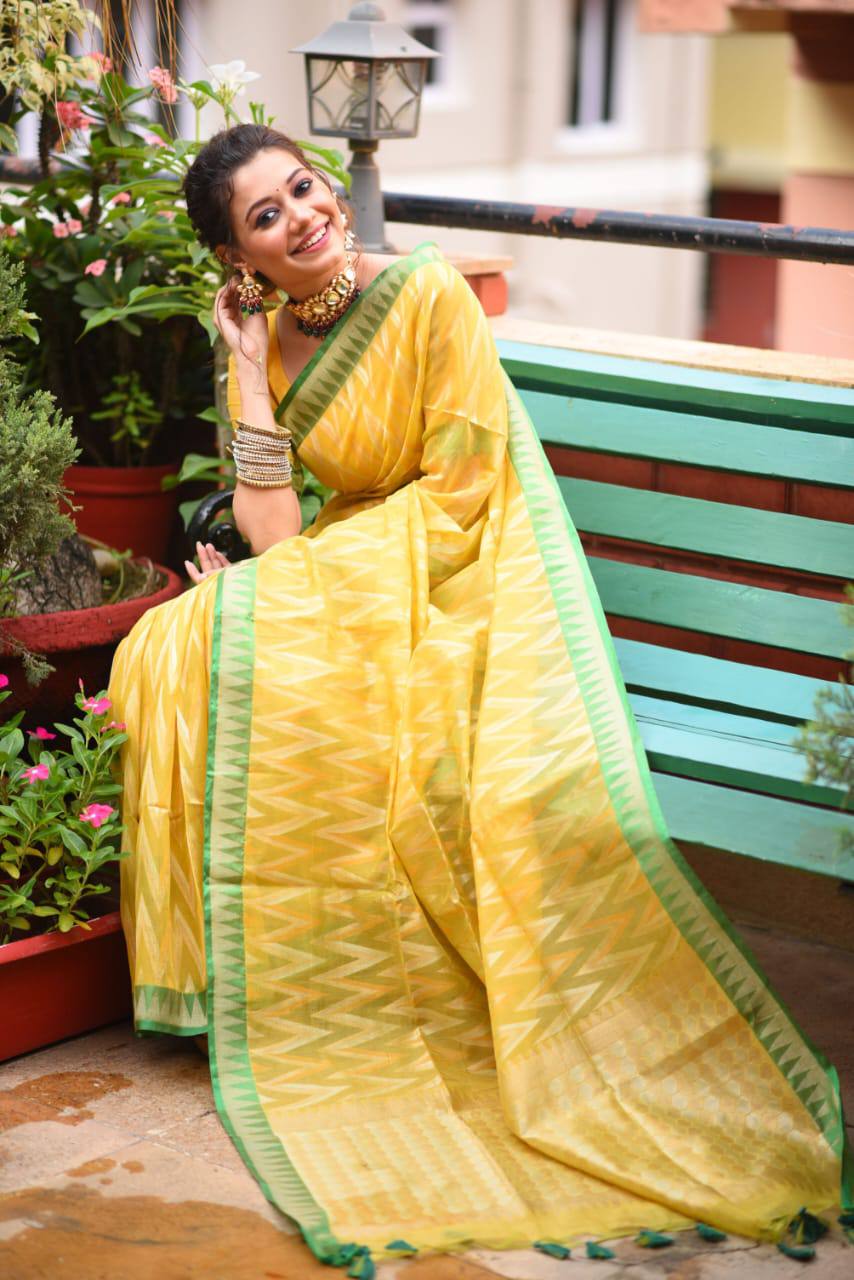 Premium Soft Banarasi Cotton Silk Saree