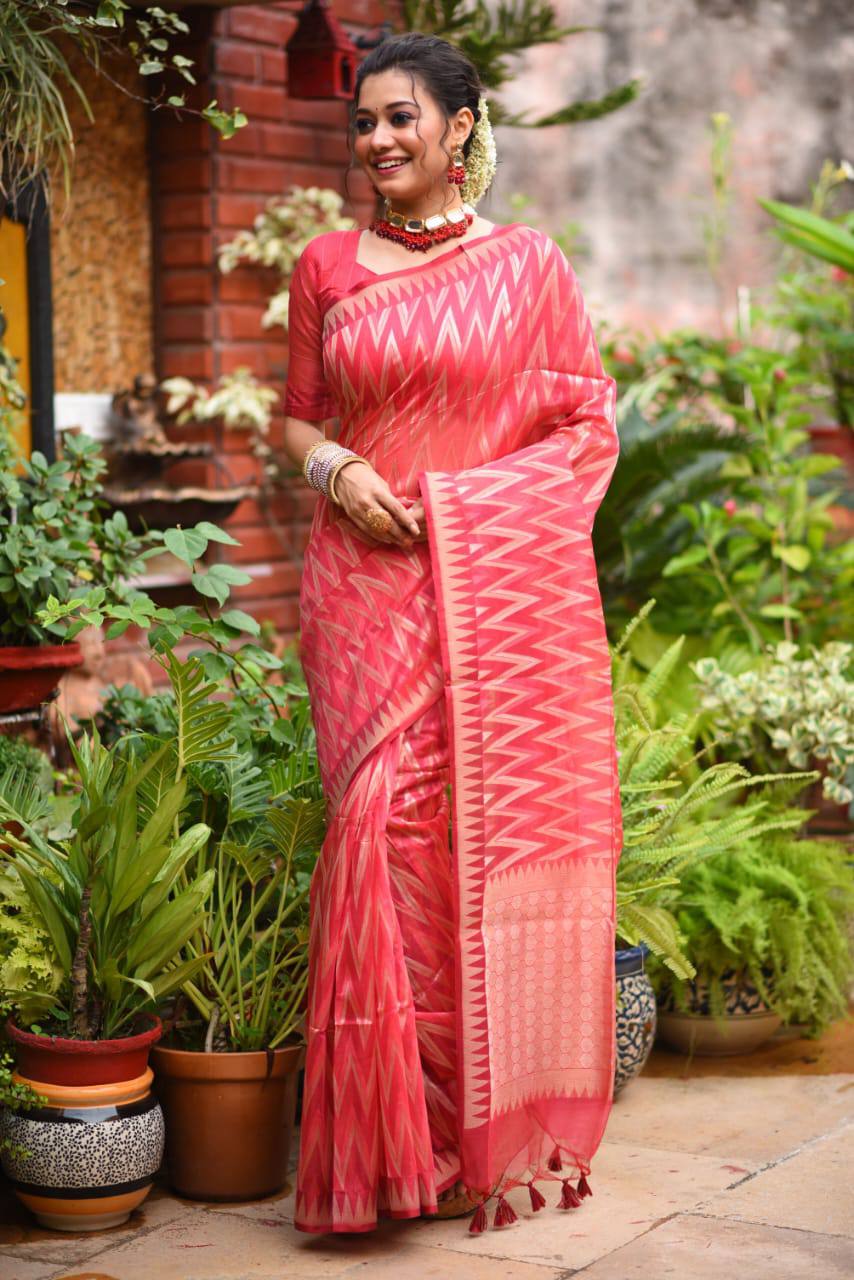 Premium Soft Banarasi Cotton Silk Saree