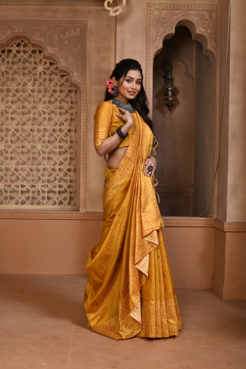 Banglori Handloom Raw Silk Saree