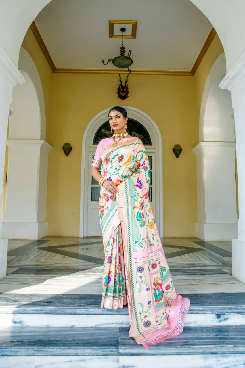Banarasi Soft Silk Paithani Saree