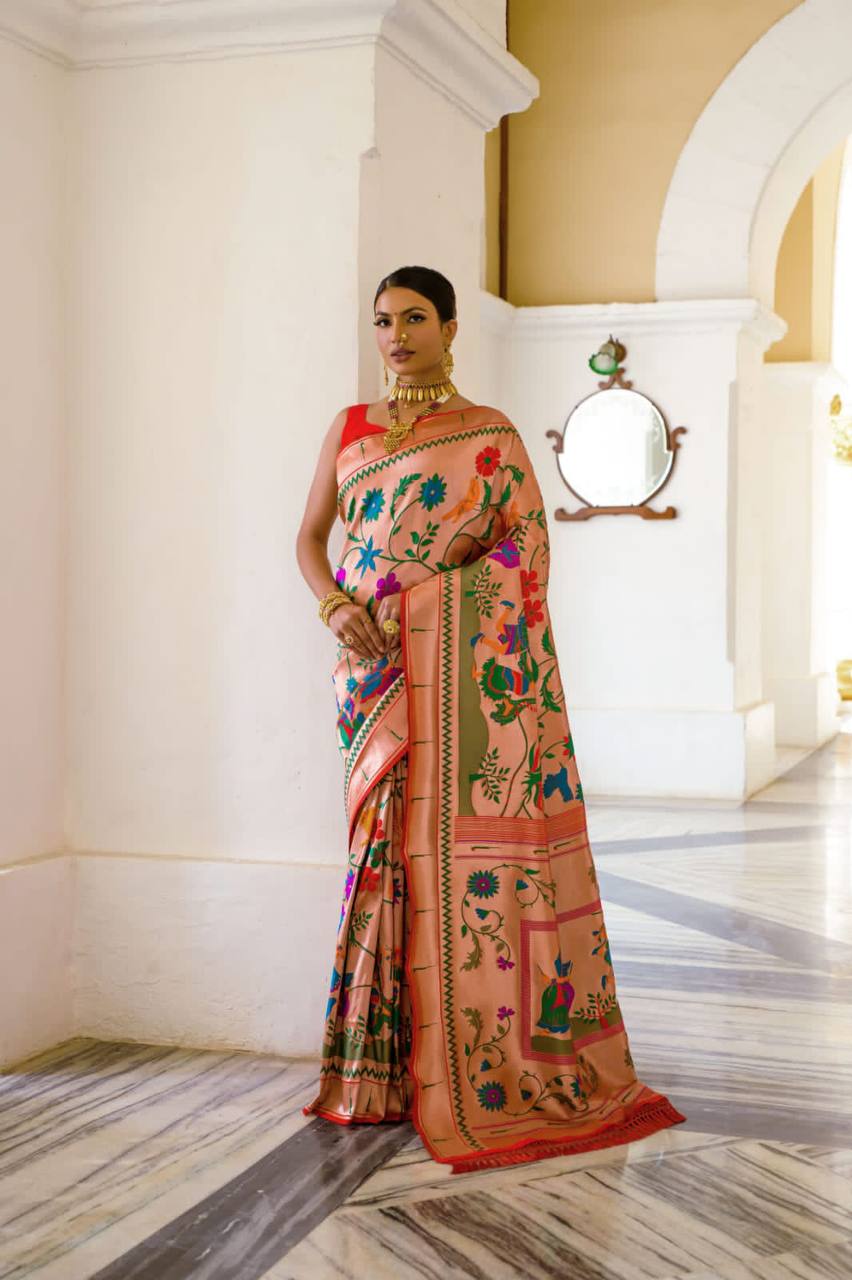 Banarasi Soft Silk Paithani Saree
