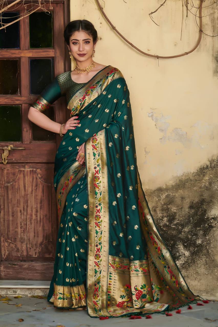 Banarasi Soft Silk Paithani Saree
