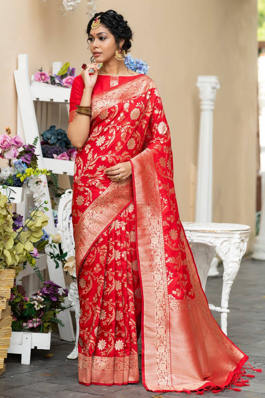 Soft Banarasi Katan Silk Saree