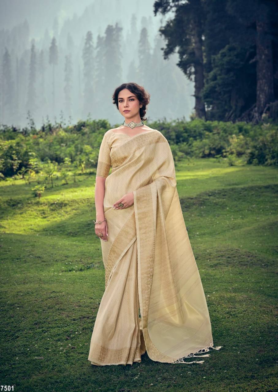 Linen Tissue Saree