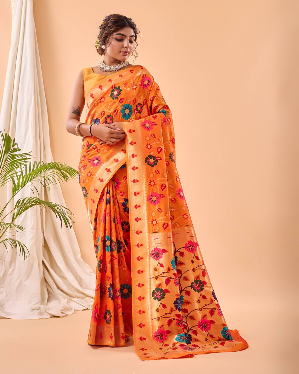 Pure Paithani Silk Saree