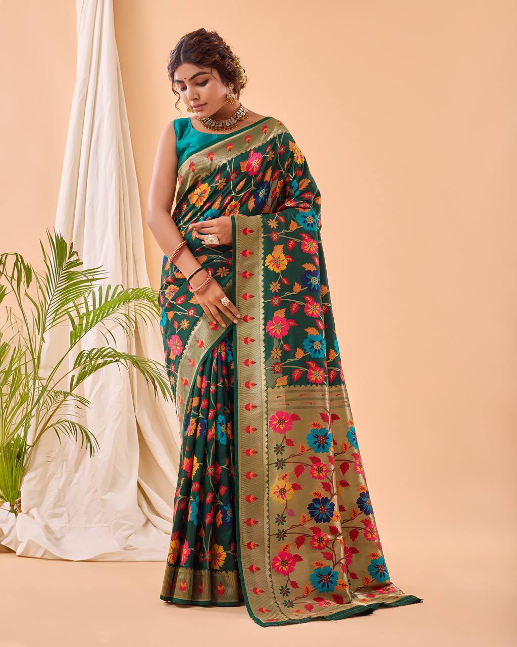 Pure Paithani Silk Saree