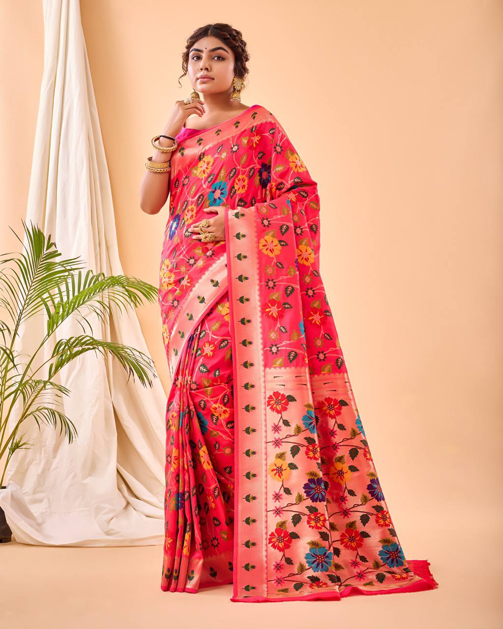 Pure Paithani Silk Saree