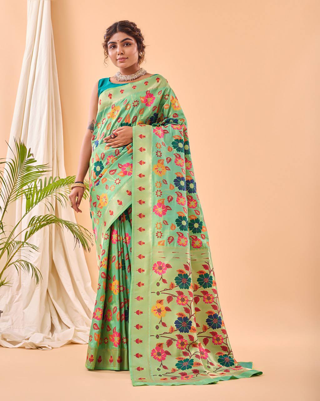 Pure Paithani Silk Saree