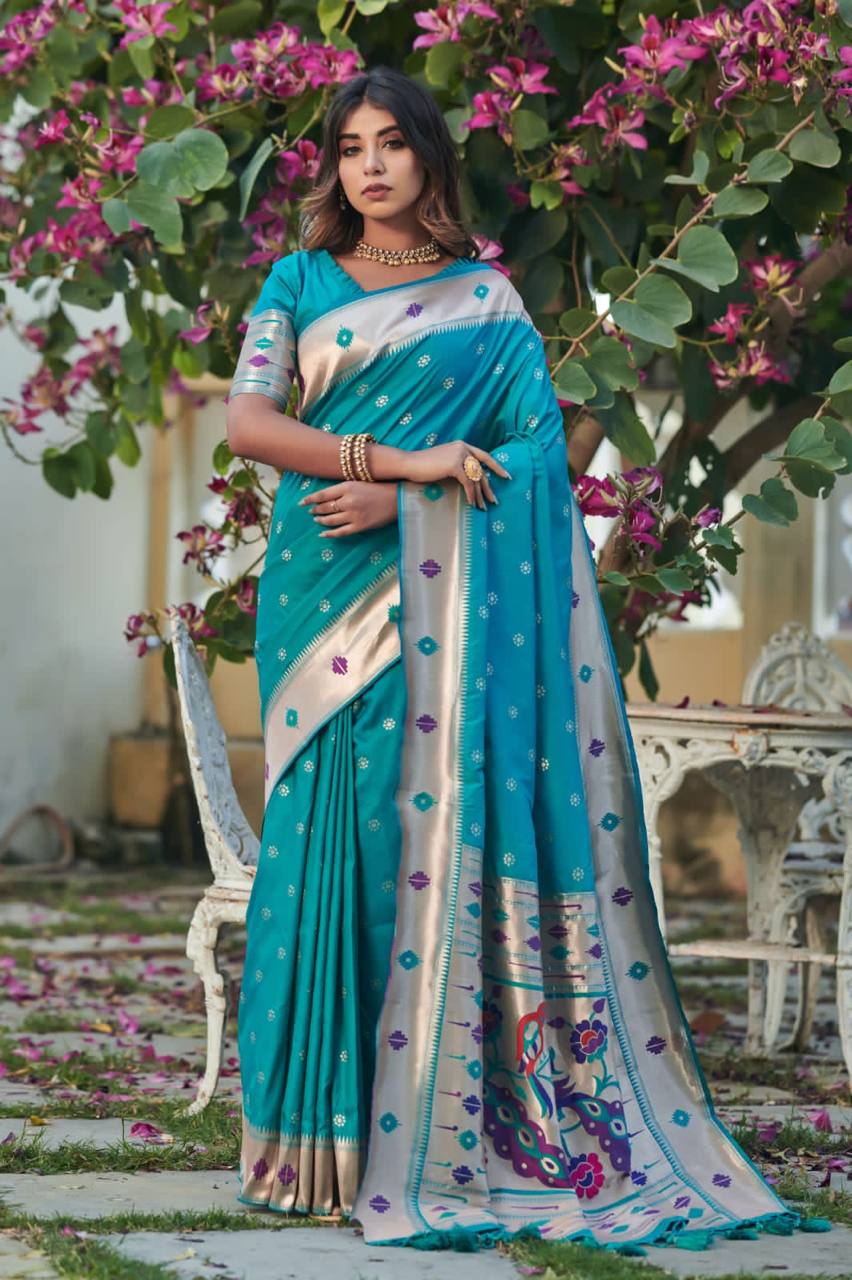 Banarasi Soft Silk Paithani Saree