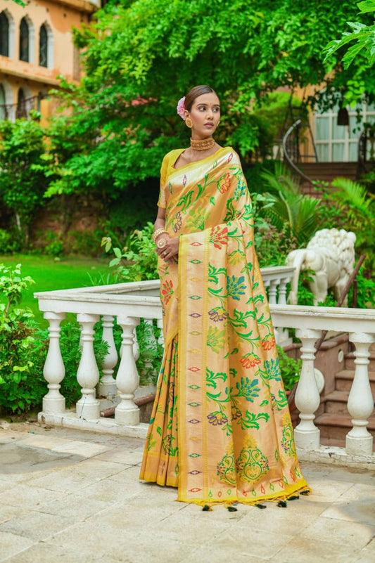 Banarasi Soft Silk Paithani Saree