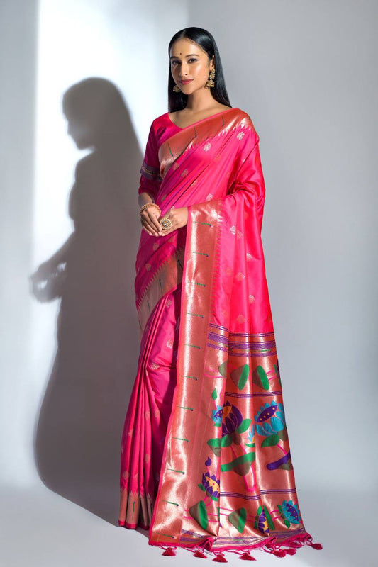 Banarasi Soft Silk Paithani Saree