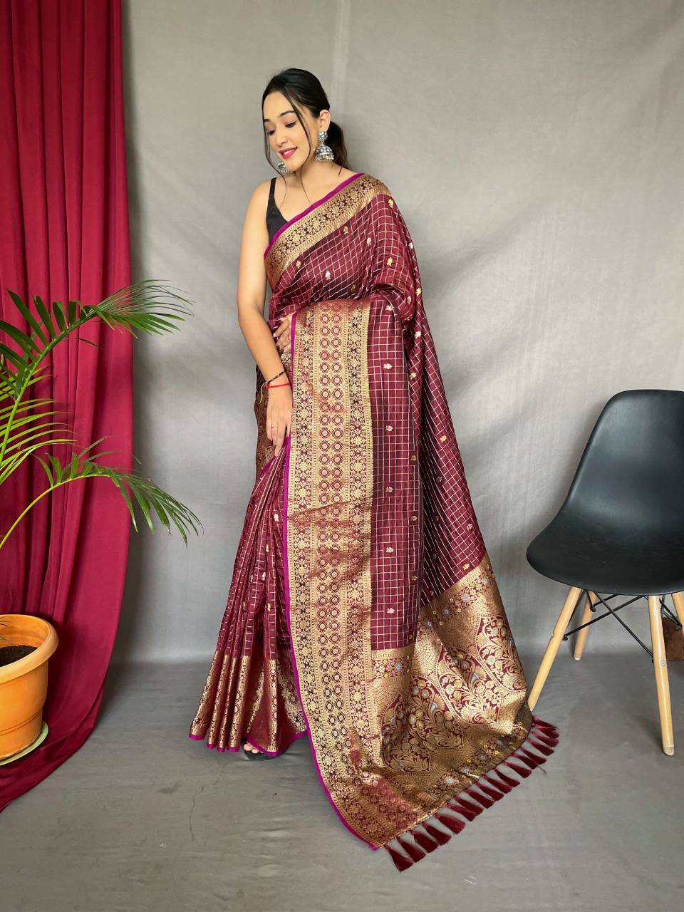 SUPERB ANTIQUE WEAVING SAREES