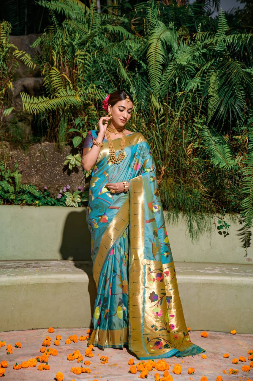 Paithani Pure Silk Handloom Saree