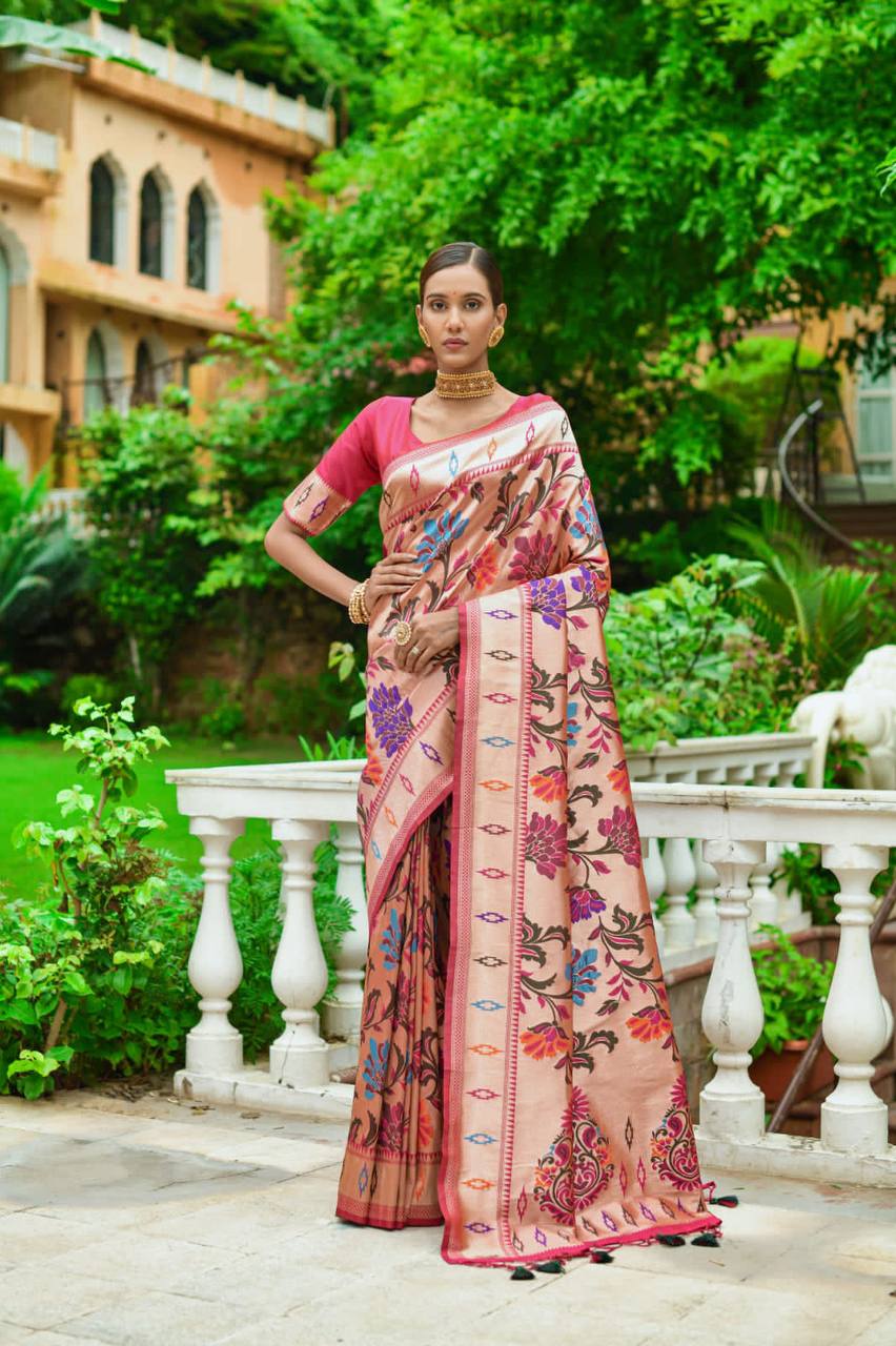 Banarasi Soft Silk Paithani Saree