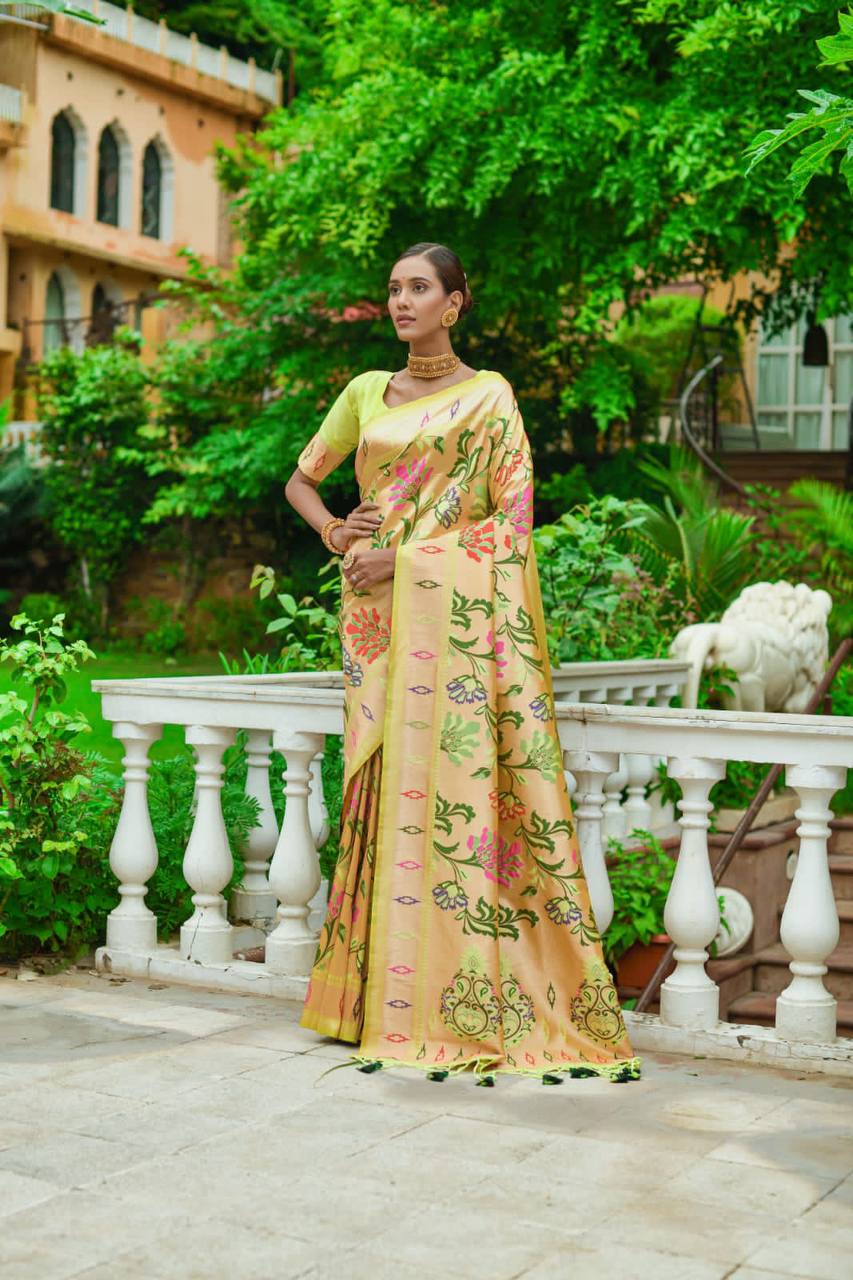 Banarasi Soft Silk Paithani Saree