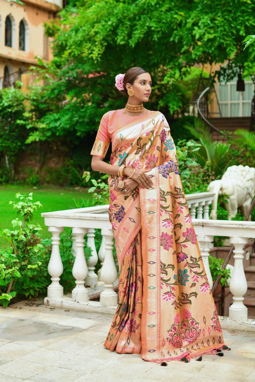 Banarasi Soft Silk Paithani Saree