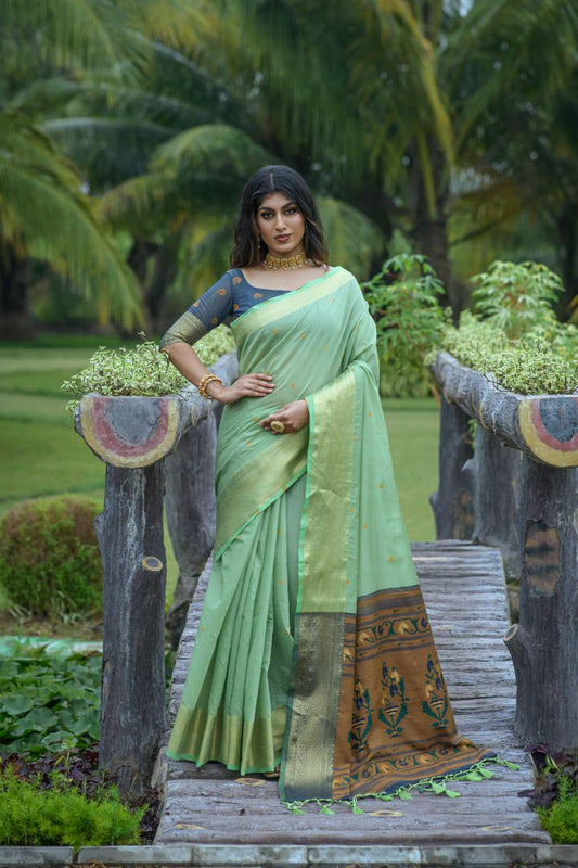 Premium Chanderi Silk Saree