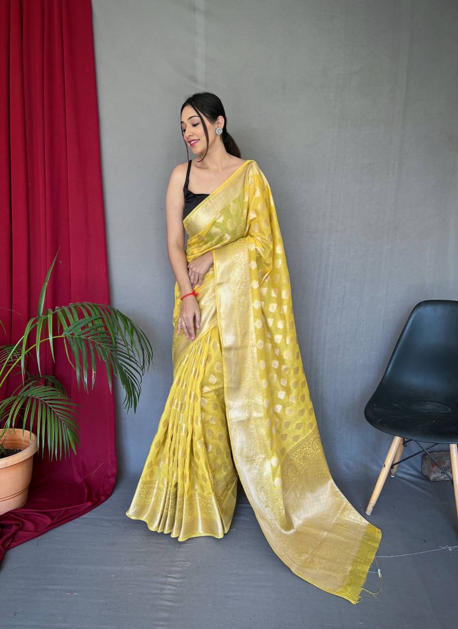 Pure Muslin  Silk Saree