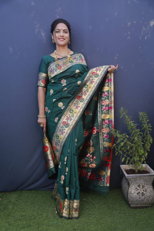 Paithani Pure Silk Handloom Saree