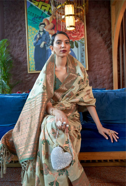 Soft Craft Linen Silk Saree