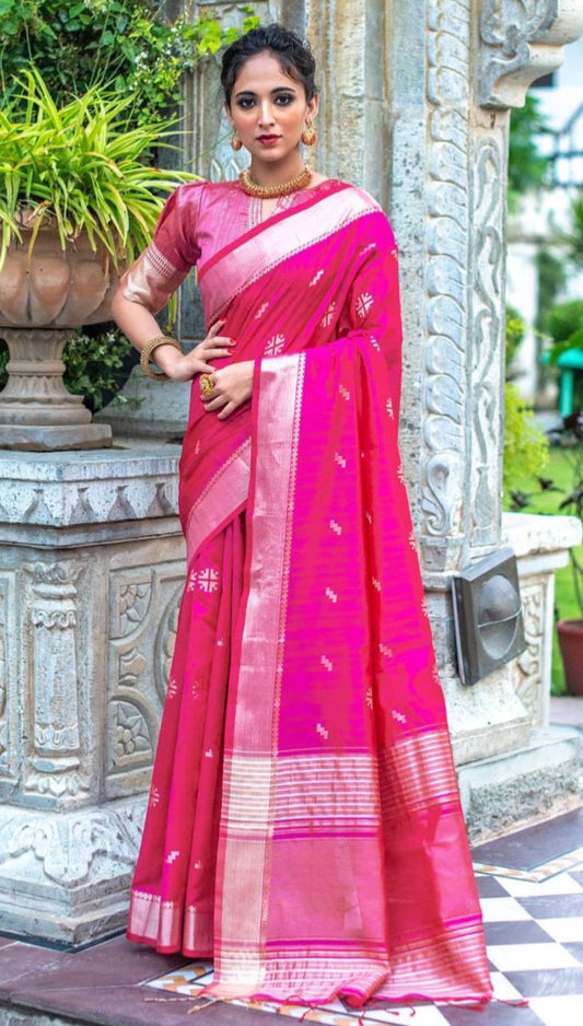 Tussar Silk Weaving Saree