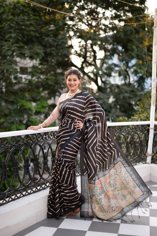 Tussar Silk Saree