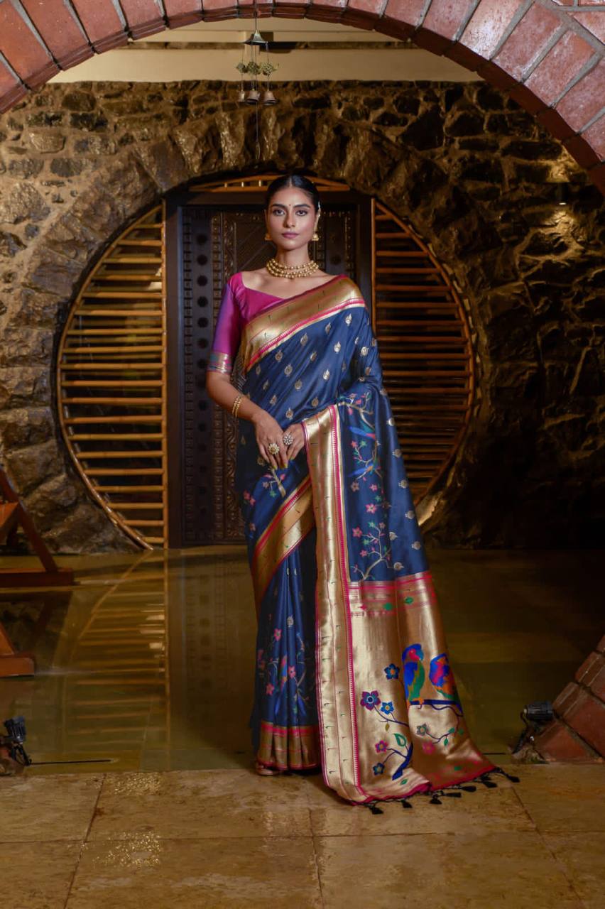 Banarasi Soft Silk Paithani Saree