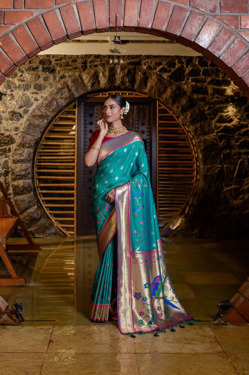 Banarasi Soft Silk Paithani Saree