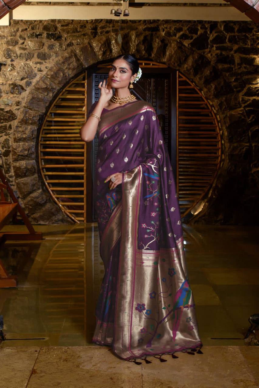 Banarasi Soft Silk Paithani Saree