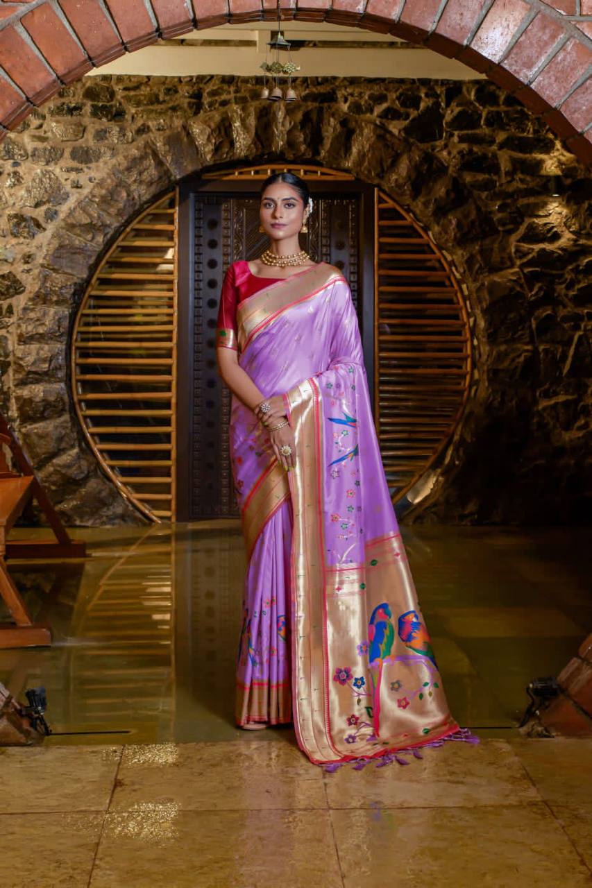 Banarasi Soft Silk Paithani Saree