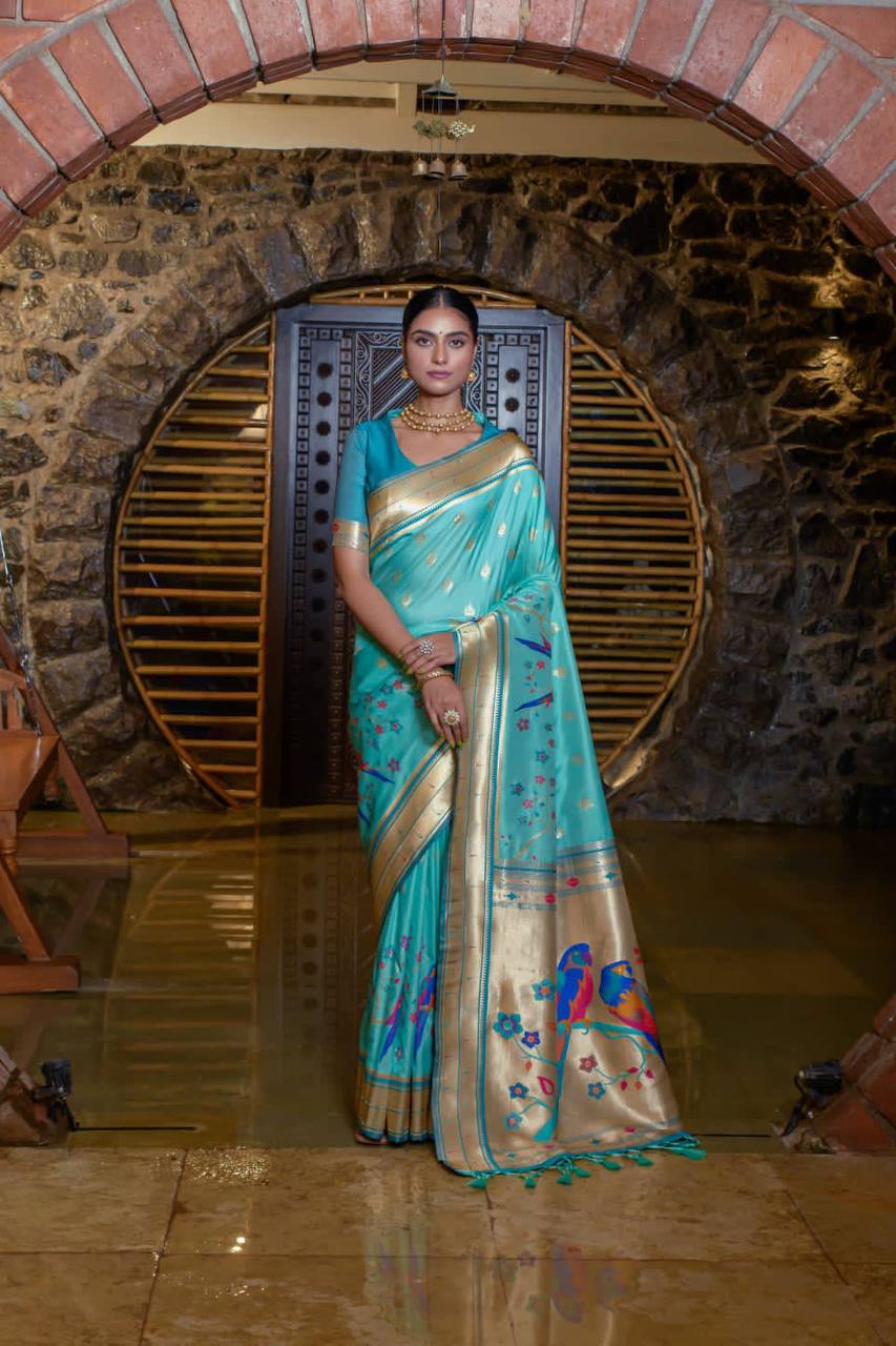 Banarasi Soft Silk Paithani Saree