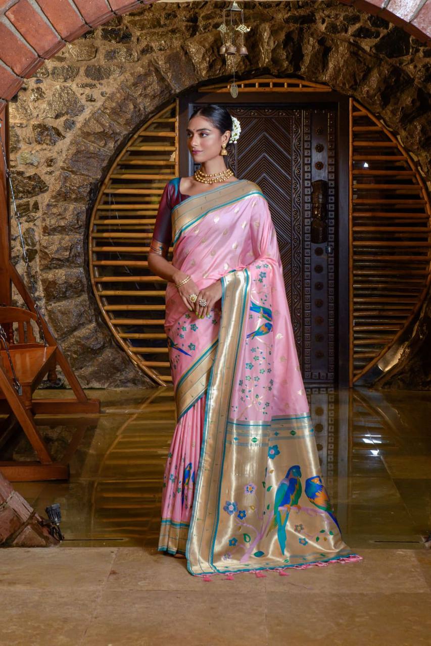 Banarasi Soft Silk Paithani Saree