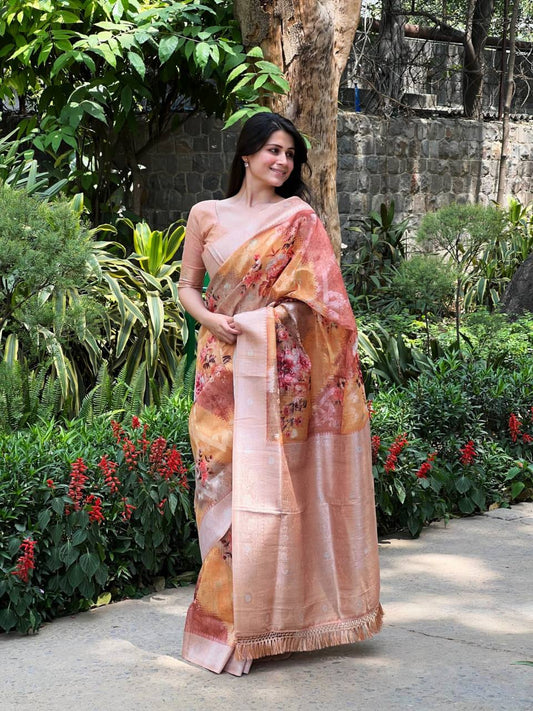 Premium Maheshwari Silk Saree