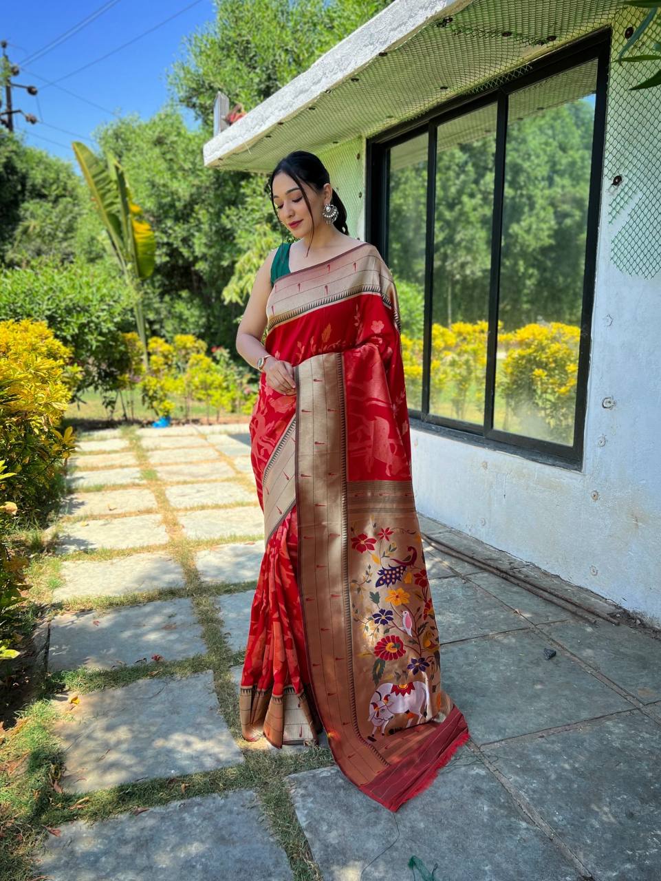 Pure Soft Paithani Silk Saree