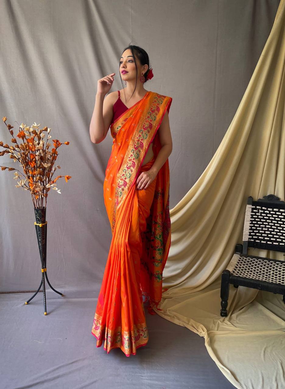 PURE PAITHANI SILK SAREE