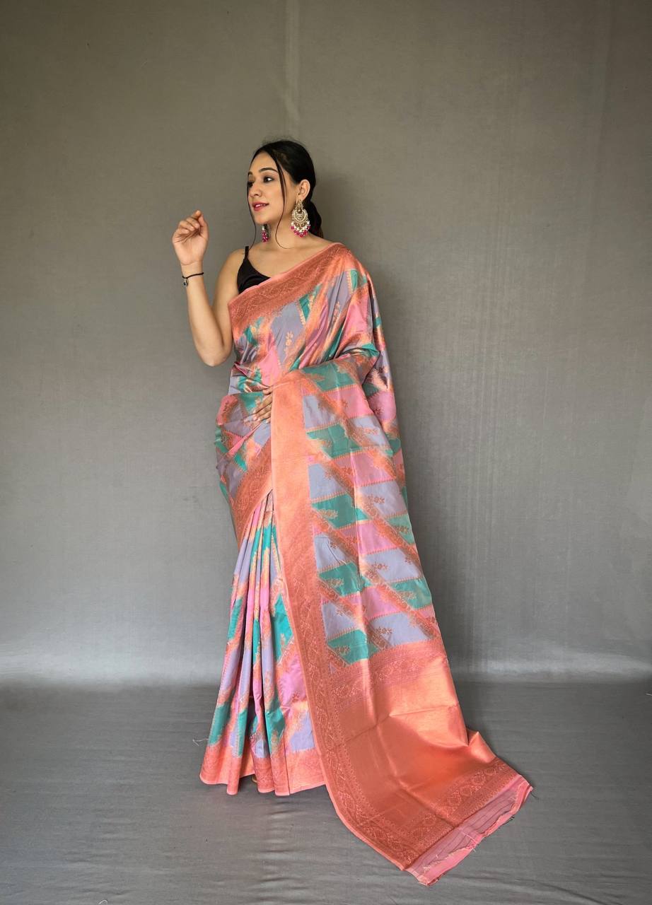 FIRST TIME EVER PURE TISSUE SILK SAREE