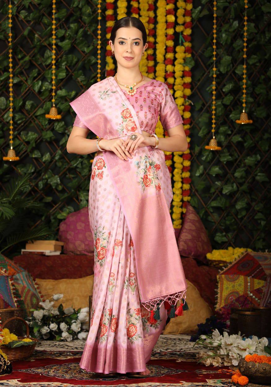 Soft Munga Silk Weaving Saree