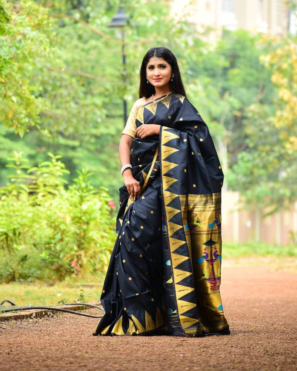 Paithani Pure Silk Handloom Saree